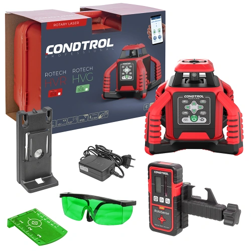 Ротационный лазерный нивелир CONDTROL Rotech HVG, 400 метров